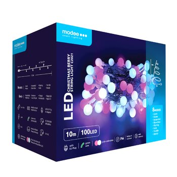 Lampki Kulki RGB berry Modee 10m 100LED ML-C2021