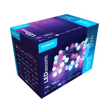 Lampki Kulki RGB berry Modee 10m 100LED ML-C2021