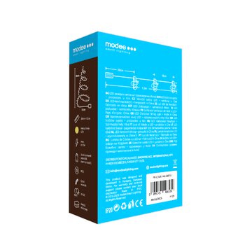 Santa Lights BAT modee 0.9m WARM 10LED ML-C3013