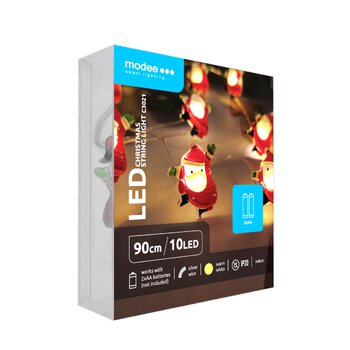 Lampki mikołaje BAT modee 0,9m WARM 10LED ML-C3021