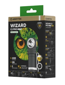 Latarka Armytek Wizard C2 Pro Max LR USB White