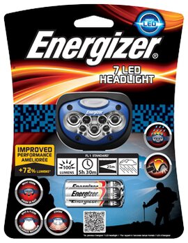 latarka czołowa Energizer Headlight 7LED