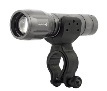 latarka diodowa everActive FL-300 Cree XP-G2 300 lumenów z adapterem 18650, opaską odblaskową i uchwytem rowerowym