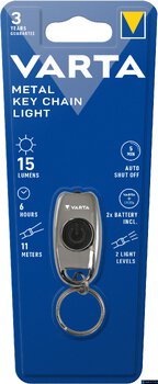 LED flashlight Varta METAL KEY CHAIN LIGHT 16603