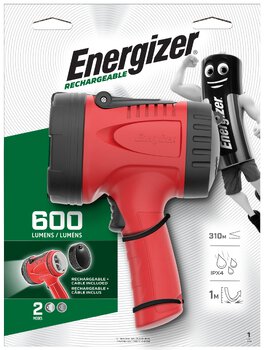 Flashlight searchlight Energizer Rechargeable 600 lumens