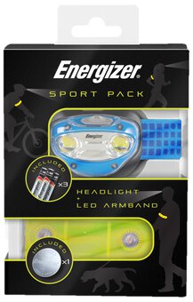 Energizer Vision Headlight head torch + LED Headband