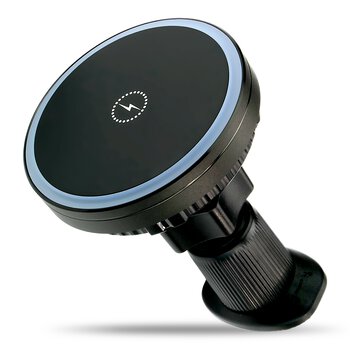 MagSafe Magnetic Car Mount with Inductive Charger Compatible with MagSafe everActive MC-W15 PRO 15W