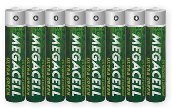 8 x Megacell Ultra Green R03/AAA (tray)