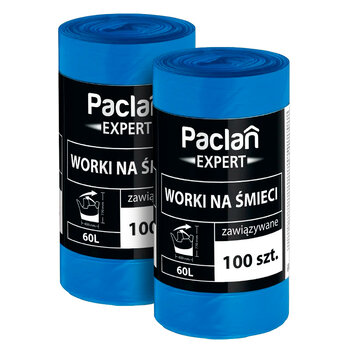Strong, durable garbage bags PACLAN 60L - 200 pcs.