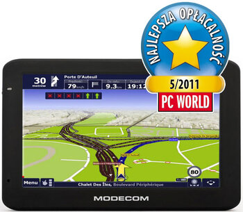 Nawigacja GPS 5" MODECOM FREEWAY MX2 AutoMapa Polska