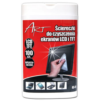 Nawilżone ściereczki ART AS-01 LCD/TFT 100szt