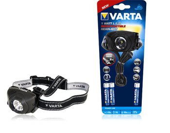 ' Indestructiable ' Varta 1W 3AAA 17731 LED headlamp