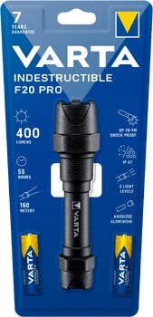 'Unzerstörbare' LED-Taschenlampe Varta F20 PRO 6W 2AA 18711 'Unzerstörbare' LED-Taschenlampe Varta F20 PRO 6W 2AA 18711