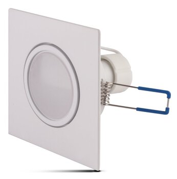 Oprawka PIXA BK KWADRAT BIAŁA + 5W GU10 395 lumenów