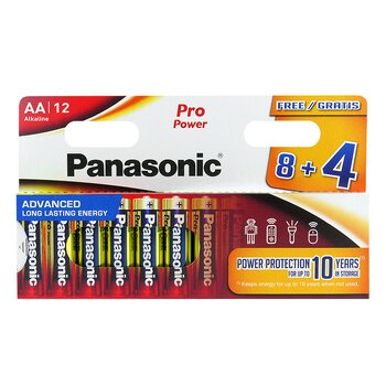 Baterie AA LR6 alkaliczne Panasonic pakowane po 12 sztuk