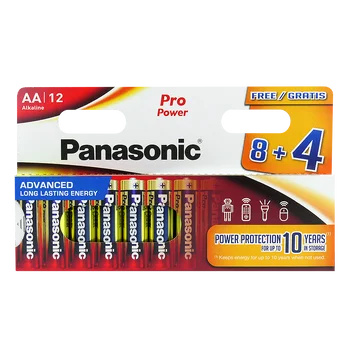Baterie AA LR6 alkaliczne Panasonic pakowane po 12 sztuk