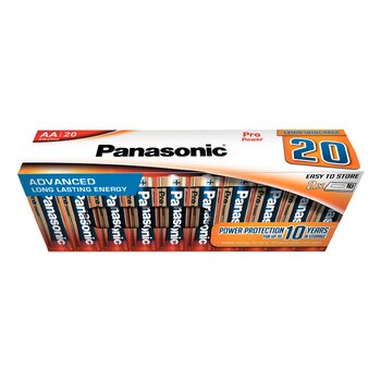 Baterie AA LR6 alkaliczne Panasonic PRO Power pakowane po 20 sztuk