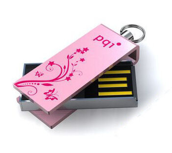 Pendrive PQI Mini I-Stick i812 4GB RÓŻOWY