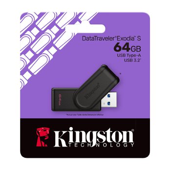 USB 3.2 Gen 1 Kingston DataTraveler Exodia S 64GB