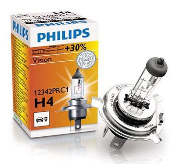 Philips H4 Vision + 30% light