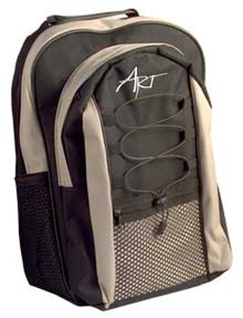 Plecak na notebooka 15",15.4" deluxe APN-11 ART beżowo-czarny