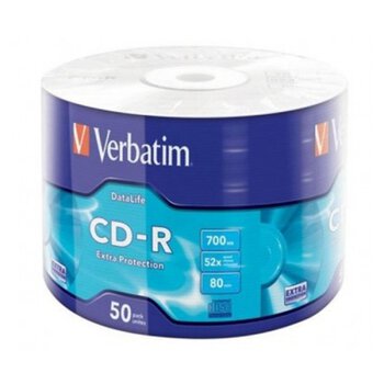 CD-R 50PCS. 700MB 80MIN VERBATIM 43787