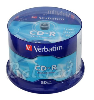 Płyty CD-R 50SZT. 700MB 80MIN VERBATIM