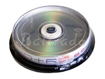 Płyty DVD+R DL 8,5GB 8X OMEGA FREESTYLE CAKE10