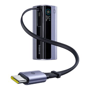 Power Bank Baseus EnerGeek GR11 E0027A01 100W USB-C USB 10000mAh with Retractable USB-C Cable Power Bank Baseus EnerGeek GR11 E0027A01 100W USB-C USB 10000mAh with Retractable USB-C Cable