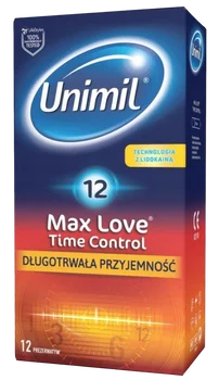 Prezerwatywy Unimil Max Love Time Control 12pak
