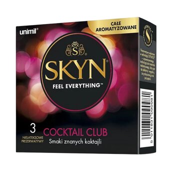 Prezerwatywy Unimil Skyn Cocktail Club 3pak
