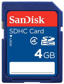 SanDisk SDHC 4GB class 4