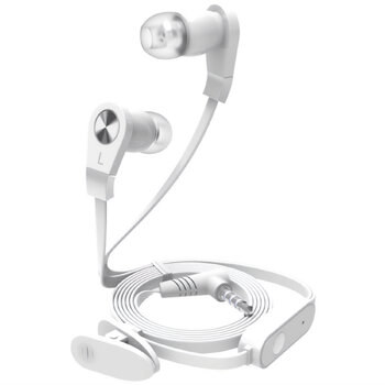 In-ear headphones with Microphone Media-Tech MagicSound DS-2 MT3556 white