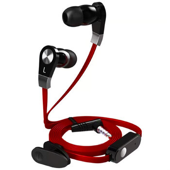 In-ear headphones with Microphone Media-Tech MagicSound DS-2 MT3556 red