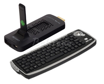 Smart Android TV BOX Measy U4A + klawiatura 2w1 ART AK-66