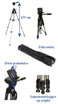 Statyw fotograficzny Anyall AT-506 155 cm