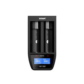 Super fast charger for 18650 Xtar ST2 cylindrical Li-ion batteries