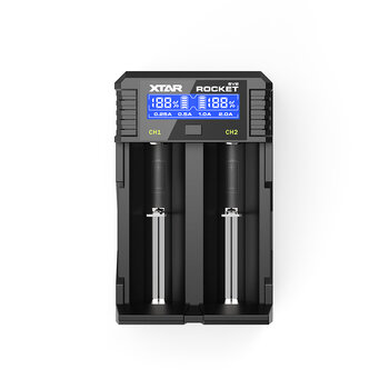 Super fast charger for cylindrical Li-ion battery 18650 Xtar SV2