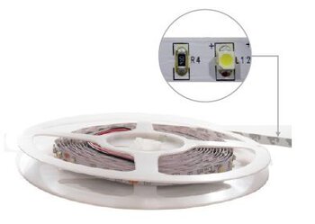 Taśma diodowa 300 LED SMD3528 5m zimna biała
