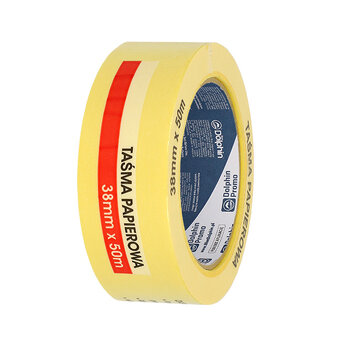 Paper Tape Yellow 38mmx50m Blue Dolphin