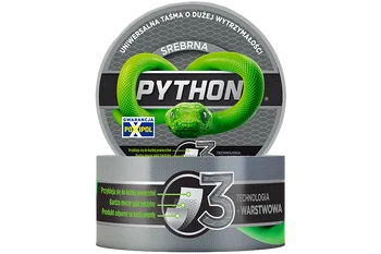 Universal repair tape 3-ply PYTHON 48mm x 9m silver