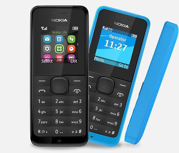 telefon komórkowy GSM Nokia 105 (niebieski)