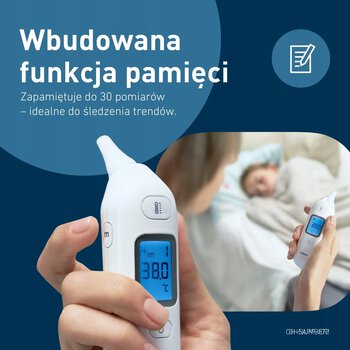 Termometr do ucha na podczerwień OMRON GENTLE TEMP 533 MC-E533-E