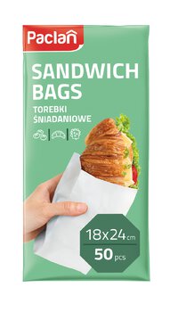 Torebki papierowe śniadaniowe Paclan 50szt