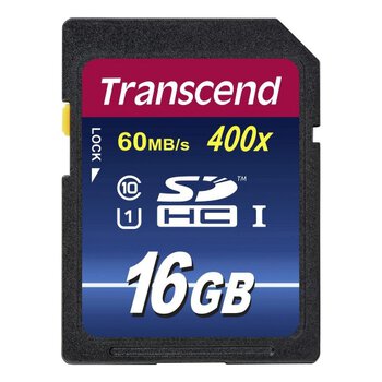 Transcend SDHC 16GB Premium 400x UHS-I - rozpakowana
