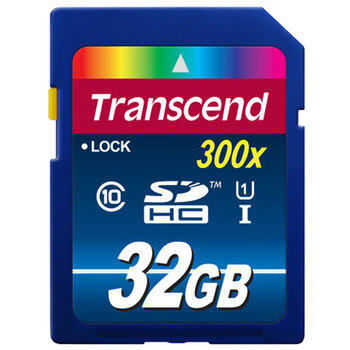 Transcend SDHC 32GB Premium 300x UHS-I - rozpakowana