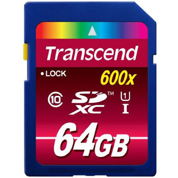 Transcend SDXC 64GB Ultimate 600x UHS-I -- rozpakowana