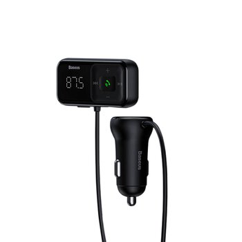 Bluetooth FM transmitter with USB 3.1A charger Baseus S-16 CCMT000201