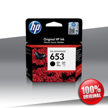 Hp Ink 653 Original Black 6ml 3YM75AE