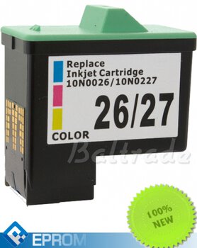 Tusz Lexmark nr 26/27 Kolor 14 ml (10N0026E/10NX27E)